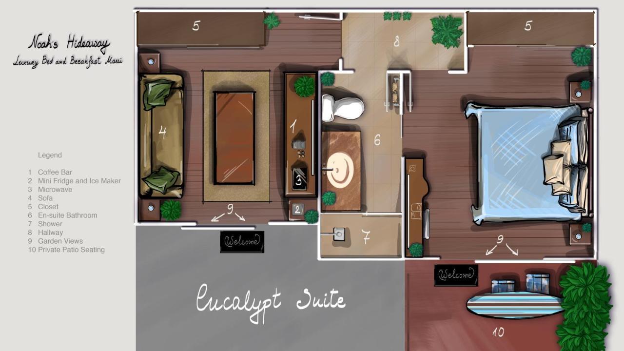 Noahs Hideaway Luxury B&B Lahaina Eksteriør bilde